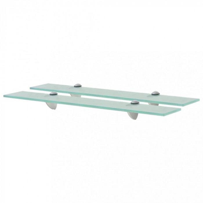 vidaXL Rafturi suspendate, 2 buc., 60 x 20 cm, sticlă, 8 mm 3051521