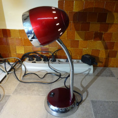 Mini lampa de birou metalica