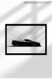 Poster Canvas cu Mașină Sport &ndash; Print Ne&icirc;nramat - Pasionați Auto - 1853 F80 | A4 (21 x 29.7 cm)