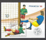 Cuba 1997 Sport, perf. sheet, used AA.055, Stampilat