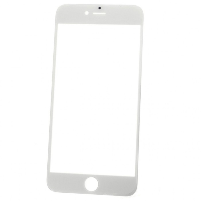 Geam Sticla iPhone 6 Plus, Alb