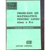PROBLEME DE MATEMATICA PENTRU LICEU - CLASA A X-A-LILIANA NICULESCU-342676