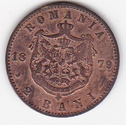 Romania 2 BANI 1879 foto