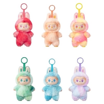 Jucarie plus mistery box Labubu Big, dimensiune 15 cm, din plus moale si pufos, cu ochi mari, urechi ascutite si zambet strengar, multicolor foto