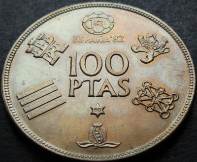Moneda 100 PESETAS - SPANIA, anul 1980 *cod 2941 - A.UNC / LUCIU TOTAL foto