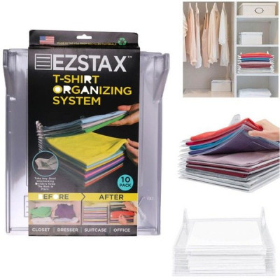 Set organizatoare tricouri si camasi cu 10 planse Ezstax T-shirt foto