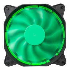 Ventilator 120 mm Marvo FN-12 green LED foto