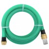 Furtun Aspiratie 7m cu Racorduri Alama, Verde, 1&quot; PVC, vidaXL - Ideal Pompe, Gradina, Irigatii