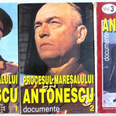 PROCESUL MARESALULUI ANTONESCU . DOCUMENTE . VOL I - III , EDITIE de MARCEL DUMITRU CIUCA , 1995