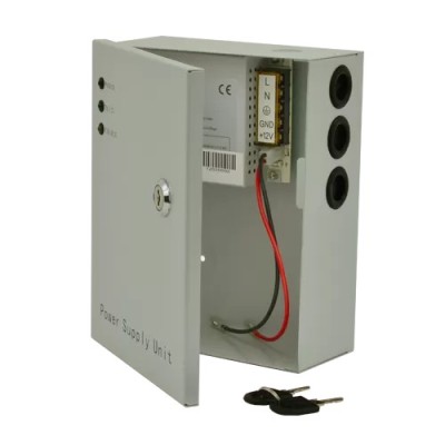 Sursa de alimentare 12V, 3A, back-up in cabinet metalic SDC-12-3B foto