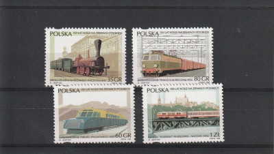 Transporturi .150 de ani cai ferate ,locomotive,Polonia. foto