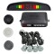 Set 4 Senzori de parcare auto, afisaj LED 12V, negru, gri sau alb