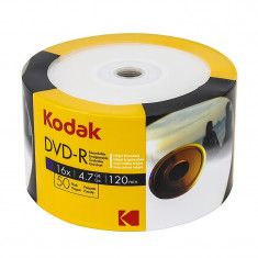 DVD-R Kodak printabil full surface, 4.7 GB, 16X, set 50 discuri foto