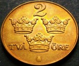 Cumpara ieftin Moneda istorica 2 ORE - SUEDIA, anul 1950 * cod 3592, Europa, Bronz