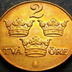 Moneda istorica 2 ORE - SUEDIA, anul 1950 * cod 3592