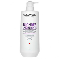 Goldwell Dualsenses Blondes &amp;amp;amp; Highlights Anti-Yellow Shampoo sampon pentru par blond 1000 ml foto