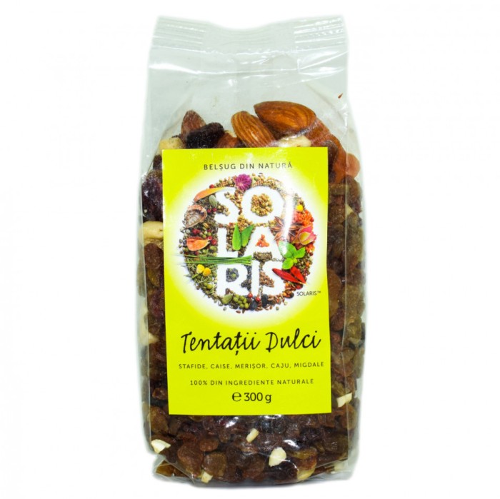 FRUCTE USCATE - TENTATII DULCI 300gr SOLARIS