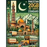 eSIM Pakistan, 20GB, 30 Days, Standard