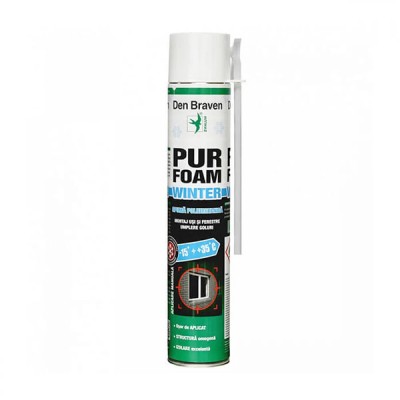 Spuma poliuretanica, cu aplicare manuala, varianta de iarna, Den Braven Pur Foam Winter, 700 ml foto