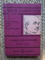 Vasile Alecsandri - Despot Voda. Texte comentate foto
