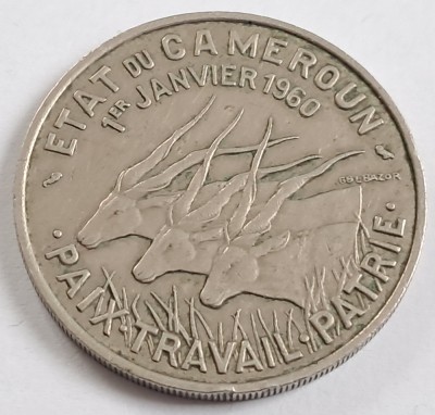 Camerun , 50 Francs 1960 foto