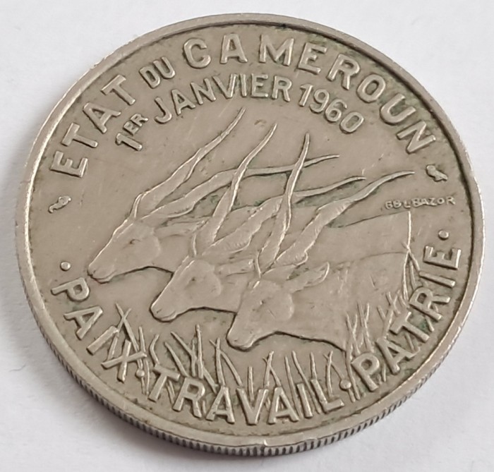 Camerun , 50 Francs 1960