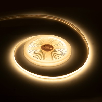 Banda LED COB 3000K alb cald 12V 11W/m 1040lm/m 5m 5000x8x2mm REBEL LED0176 foto