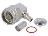 Mufă N tată unghi 90&deg; 50&Omega; PTFE