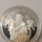 CHINA 10 yuan 1990 HOMER PROOF argint, .925 , 27 g tiraj 30 000 moneda din foto