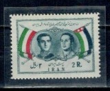 Iran 1957 - Shah Pahlavi si Regele Faisal II al Irakului, personalitati, neuzat