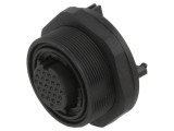 Conector Circular Soclu Mamă 25 PIN BULGIN PXV0707/S/25 1A 50V IP68 IP69K THT