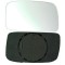 Geam oglinda Vw Golf 2 (19E/1G), 1988-1991, Vw Jetta 2 (16E/19E /1G2), 02.1988-12.1991, Dreapta, Crom, Fara incalzire, Convex, View Max, 191857522K;