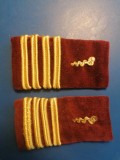 Grade militare Capitan Medic epoleti suport grade veston comunism RSR -