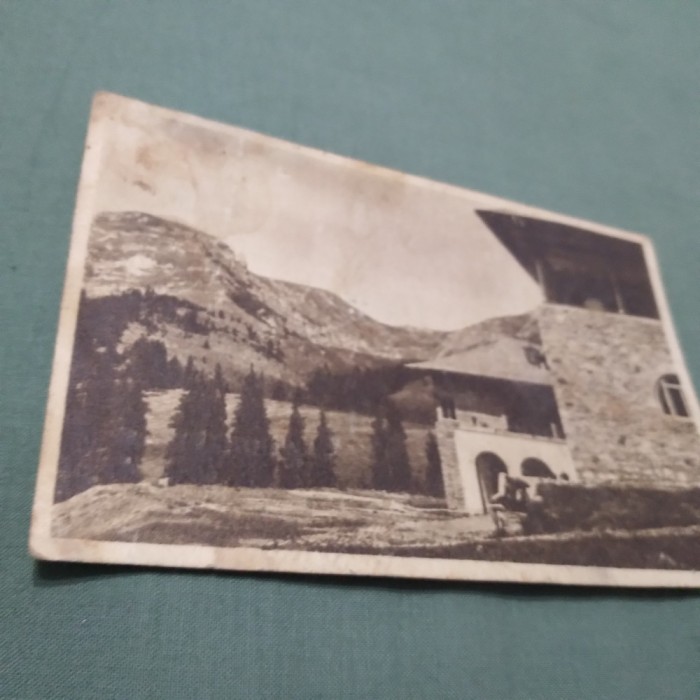 CARTE POSTALA MUNTII BUCEGI -CABANA PESTERA CIRCULATA