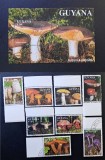 Ciuperci - Guyana 1991 - serie completa +Coliță Russula integra CP1_I