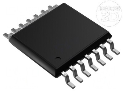 Convertor DC/DC PMIC 2,85-5,5VDC la 1VDC 2A HTSSOP14 foto