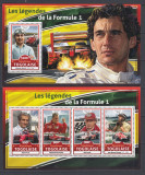 Cumpara ieftin Togo 2016- MASINI de CURSE - FORMULA 1- SENNA,PROST,LAUDA etc - BL+ KB - MNH, Nestampilat