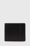 Pepe Jeans portofel de piele barbati, culoarea negru