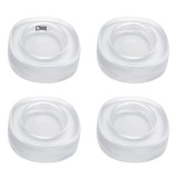 Set 4 Picioruse Amortizare SIKS, Anti Vibratie, Anti Zgomot Si Antiderapante Pentru Electrocasnice, Mobilier, Transparente