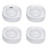 Set 4 Picioruse Amortizare SIKS, Anti Vibratie, Anti Zgomot Si Antiderapante Pentru Electrocasnice, Mobilier, Transparente