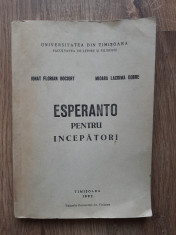 Esperanto pt. incepatori Bociort Dobre Universitatea Timi?oara pliante prospecte foto