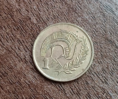 M3 C50 - Moneda foarte veche - Cipru - 1 cent - 1983 foto