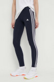 Adidas colanți H07771 femei, culoarea bleumarin, material uni H07771