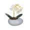 Ghiveci decorativ cu Orhidee artificiala, 12x18 cm, ATU-083905