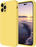 Husa de protectie din silicon pentru Samsung Galaxy A53 5G, SoftTouch, interior microfibra, Galben, Oem