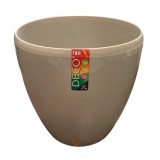 Ghiveci Deco TWIN 1.5L 16cm cu sistem de auto-udare Nisip CNN44694