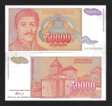 IUGOSLAVIA 50.000 / 50000 DINARI / DINARA 1994 , UNC [1] P - 142a , necirculata