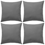 Gossi perne de exterior, 4 buc., gri, 45 x 45 cm