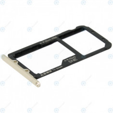 Huawei Mate 20 Lite (SNE-LX1 SNE-L21) Tavă SIM + tavă MicroSD platinat auriu 51661KAX