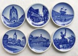 Cumpara ieftin Set de sase farfurioare de colectie din portelan fin danez ROYAL COPENHAGEN (6)